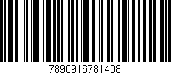 Código de barras (EAN, GTIN, SKU, ISBN): '7896916781408'