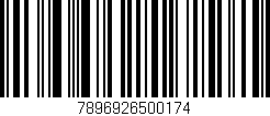 Código de barras (EAN, GTIN, SKU, ISBN): '7896926500174'