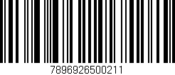 Código de barras (EAN, GTIN, SKU, ISBN): '7896926500211'