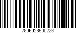 Código de barras (EAN, GTIN, SKU, ISBN): '7896926500228'