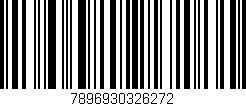 Código de barras (EAN, GTIN, SKU, ISBN): '7896930326272'