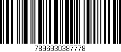 Código de barras (EAN, GTIN, SKU, ISBN): '7896930387778'