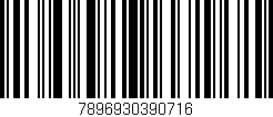 Código de barras (EAN, GTIN, SKU, ISBN): '7896930390716'