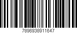 Código de barras (EAN, GTIN, SKU, ISBN): '7896938911647'