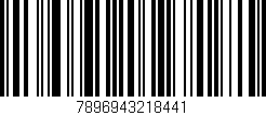 Código de barras (EAN, GTIN, SKU, ISBN): '7896943218441'