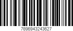 Código de barras (EAN, GTIN, SKU, ISBN): '7896943243627'