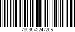 Código de barras (EAN, GTIN, SKU, ISBN): '7896943247205'