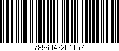Código de barras (EAN, GTIN, SKU, ISBN): '7896943261157'