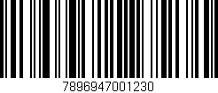 Código de barras (EAN, GTIN, SKU, ISBN): '7896947001230'