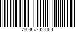 Código de barras (EAN, GTIN, SKU, ISBN): '7896947033088'