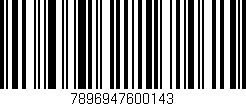 Código de barras (EAN, GTIN, SKU, ISBN): '7896947600143'