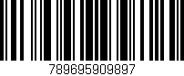 Código de barras (EAN, GTIN, SKU, ISBN): '789695909897'