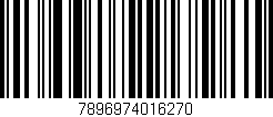 Código de barras (EAN, GTIN, SKU, ISBN): '7896974016270'