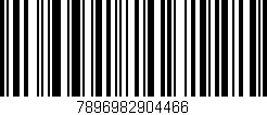 Código de barras (EAN, GTIN, SKU, ISBN): '7896982904466'