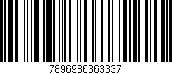 Código de barras (EAN, GTIN, SKU, ISBN): '7896986363337'