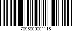 Código de barras (EAN, GTIN, SKU, ISBN): '7896988301115'
