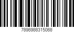 Código de barras (EAN, GTIN, SKU, ISBN): '7896988315068'