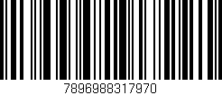Código de barras (EAN, GTIN, SKU, ISBN): '7896988317970'
