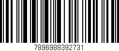 Código de barras (EAN, GTIN, SKU, ISBN): '7896988392731'
