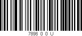 Código de barras (EAN, GTIN, SKU, ISBN): '7896_0_0_U'