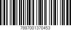 Código de barras (EAN, GTIN, SKU, ISBN): '7897001370453'