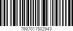 Código de barras (EAN, GTIN, SKU, ISBN): '7897011502943'