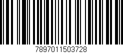 Código de barras (EAN, GTIN, SKU, ISBN): '7897011503728'