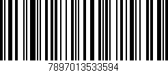 Código de barras (EAN, GTIN, SKU, ISBN): '7897013533594'