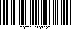 Código de barras (EAN, GTIN, SKU, ISBN): '7897013587320'