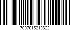 Código de barras (EAN, GTIN, SKU, ISBN): '7897015210622'