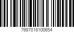 Código de barras (EAN, GTIN, SKU, ISBN): '7897018100654'