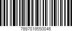 Código de barras (EAN, GTIN, SKU, ISBN): '7897018550046'