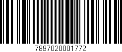 Código de barras (EAN, GTIN, SKU, ISBN): '7897020001772'