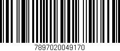 Código de barras (EAN, GTIN, SKU, ISBN): '7897020049170'
