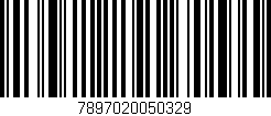 Código de barras (EAN, GTIN, SKU, ISBN): '7897020050329'