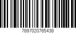 Código de barras (EAN, GTIN, SKU, ISBN): '7897020765438'
