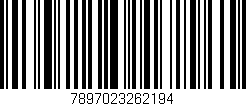 Código de barras (EAN, GTIN, SKU, ISBN): '7897023262194'