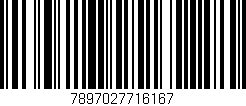 Código de barras (EAN, GTIN, SKU, ISBN): '7897027716167'