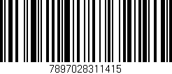 Código de barras (EAN, GTIN, SKU, ISBN): '7897028311415'