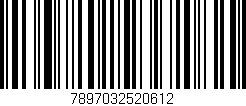 Código de barras (EAN, GTIN, SKU, ISBN): '7897032520612'