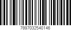 Código de barras (EAN, GTIN, SKU, ISBN): '7897032540146'