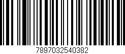 Código de barras (EAN, GTIN, SKU, ISBN): '7897032540382'