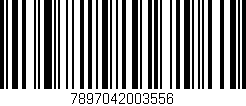 Código de barras (EAN, GTIN, SKU, ISBN): '7897042003556'