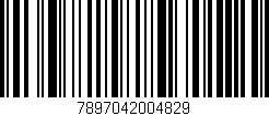 Código de barras (EAN, GTIN, SKU, ISBN): '7897042004829'