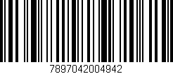 Código de barras (EAN, GTIN, SKU, ISBN): '7897042004942'