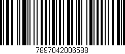 Código de barras (EAN, GTIN, SKU, ISBN): '7897042006588'