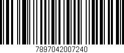Código de barras (EAN, GTIN, SKU, ISBN): '7897042007240'