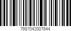 Código de barras (EAN, GTIN, SKU, ISBN): '7897042007844'