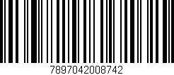 Código de barras (EAN, GTIN, SKU, ISBN): '7897042008742'