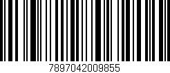 Código de barras (EAN, GTIN, SKU, ISBN): '7897042009855'